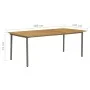 7-teiliges Gartenesszimmer-Set aus schwarzem PE-Rattan von vidaXL, Gartensets - Ref: Foro24-3072502, Preis: 569,44 €, Rabatt: %