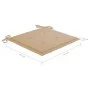 Garden chairs 8 units solid teak with beige cushions by vidaXL, Garden chairs - Ref: Foro24-3072920, Price: 489,38 €, Discoun...