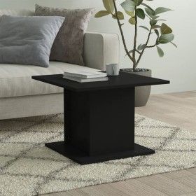 Mesa de centro madera de ingeniería negro 55,5x55,5x40 cm by vidaXL, Coffee table - Ref: Foro24-810317, Price: 37,34 €, Disco...