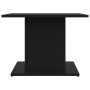Mesa de centro madera de ingeniería negro 55,5x55,5x40 cm by vidaXL, Coffee table - Ref: Foro24-810317, Price: 37,34 €, Disco...