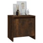 Mesita noche 2 uds madera ingeniería roble ahumado 45x34x44,5cm de vidaXL, Mesitas de noche - Ref: Foro24-813045, Precio: 40,...