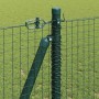 Reja con postes Verde 1.2 x 25 m Acero