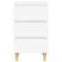 Nachttisch mit weißen Massivholzbeinen 40x35x69 cm von vidaXL, Nachttische - Ref: Foro24-805887, Preis: 63,83 €, Rabatt: %