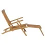 Sun loungers with footrest 2 units solid teak wood by vidaXL, Loungers - Ref: Foro24-3073291, Price: 428,21 €, Discount: %