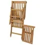 Sun loungers with footrest 2 units solid teak wood by vidaXL, Loungers - Ref: Foro24-3073291, Price: 428,21 €, Discount: %