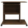 Schreibtisch aus geräuchertem Eichenfurnier 80x50x75 cm von vidaXL, Schreibtische - Ref: Foro24-815545, Preis: 76,38 €, Rabat...