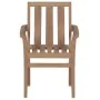 Sillas de jardín apilables 8 uds madera maciza teca con cojines von vidaXL, Gartenstühle - Ref: Foro24-3073440, Preis: 1,00 €...