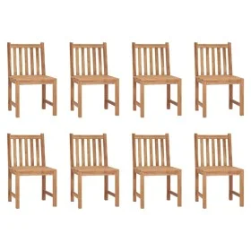 Gartenstühle 8 Stk. massives Teakholz von vidaXL, Gartenstühle - Ref: Foro24-3073087, Preis: 830,99 €, Rabatt: %
