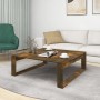 Couchtisch aus geräuchertem Eichensperrholz, 100 x 100 x 35 cm von vidaXL, Couchtisch - Ref: Foro24-815999, Preis: 69,09 €, R...