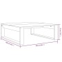 Couchtisch aus geräuchertem Eichensperrholz, 100 x 100 x 35 cm von vidaXL, Couchtisch - Ref: Foro24-815999, Preis: 69,09 €, R...