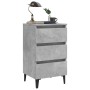 Nachttische 2 Stück betongraue Metallbeine 40x35x69 cm von vidaXL, Nachttische - Ref: Foro24-805914, Preis: 94,20 €, Rabatt: %
