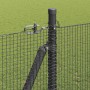 Reja con postes Gris 1.5 x 10 m Acero