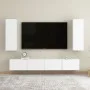 Wohnzimmermöbel 4 Stück Holzwerkstoff weiß von vidaXL, TV-Möbel - Ref: Foro24-3074455, Preis: 200,12 €, Rabatt: %