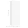 Wohnzimmermöbel 4 Stück Holzwerkstoff weiß von vidaXL, TV-Möbel - Ref: Foro24-3074455, Preis: 200,12 €, Rabatt: %
