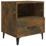 Nachttisch 2 Stück geräuchertes Eichensperrholz von vidaXL, Nachttische - Ref: Foro24-817304, Preis: 69,61 €, Rabatt: %