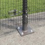 Reja con postes Gris 1.2 x 25 m Acero