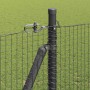 Reja con postes Gris 1.5 x 25 m Acero