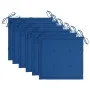 Garden chairs 6 pcs solid teak wood royal blue cushions by vidaXL, Garden chairs - Ref: Foro24-3073041, Price: 971,52 €, Disc...