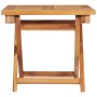 Tumbonas con mesa y cojín 2 unidades madera maciza de teca de vidaXL, Tumbonas - Ref: Foro24-3073174, Precio: 575,36 €, Descu...