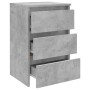 Nachttisch aus betongrauem Sperrholz, 40 x 35 x 62,5 cm von vidaXL, Nachttische - Ref: Foro24-806219, Preis: 53,14 €, Rabatt: %