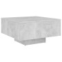 Concrete gray engineered wood coffee table 60x60x31.5 cm by vidaXL, Coffee table - Ref: Foro24-806889, Price: 46,08 €, Discou...