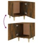 Nachttisch aus geräuchertem Eichensperrholz von vidaXL, Nachttische - Ref: Foro24-817309, Preis: 28,18 €, Rabatt: %