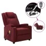 Elektrischer Massagesessel aus rotem Kunstleder von vidaXL, Elektrische Massagesessel - Ref: Foro24-3073799, Preis: 245,63 €,...
