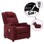 Red synthetic leather electric massage chair by vidaXL, Electric massage chairs - Ref: Foro24-3073799, Price: 247,18 €, Disco...