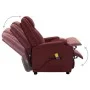 Elektrischer Massagesessel aus rotem Kunstleder von vidaXL, Elektrische Massagesessel - Ref: Foro24-3073799, Preis: 245,63 €,...