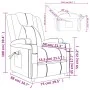 Elektrischer Massagesessel aus rotem Kunstleder von vidaXL, Elektrische Massagesessel - Ref: Foro24-3073799, Preis: 245,63 €,...