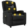 Black synthetic leather electric massage chair by vidaXL, Electric massage chairs - Ref: Foro24-3073795, Price: 246,65 €, Dis...