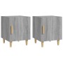 Nachttische 2 Stück Sonoma graues Sperrholz von vidaXL, Nachttische - Ref: Foro24-817312, Preis: 53,40 €, Rabatt: %
