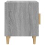 Nachttische 2 Stück Sonoma graues Sperrholz von vidaXL, Nachttische - Ref: Foro24-817312, Preis: 53,40 €, Rabatt: %