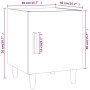 Nachttische 2 Stück Sonoma graues Sperrholz von vidaXL, Nachttische - Ref: Foro24-817312, Preis: 53,40 €, Rabatt: %