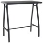Stehtisch und Garten-Barhocker 5 Stück schwarz und grau von vidaXL, Gartensets - Ref: Foro24-3073577, Preis: 407,03 €, Rabatt: %