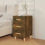 Nachttisch aus geräuchertem Eichenholzwerkstoff, 40 x 40 x 66 cm von vidaXL, Nachttische - Ref: Foro24-817321, Preis: 40,78 €...