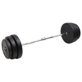Kurzhantelcurl mit Scheiben 90 kg von vidaXL, freies Gewicht - Ref: Foro24-3145023, Preis: 225,92 €, Rabatt: %