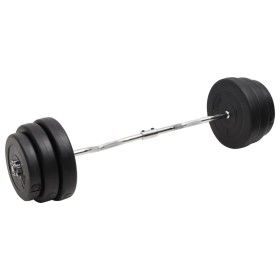 Mancuerna curl con discos 90 kg