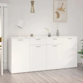 Engineered wood black sideboard 160x36x75 cm by vidaXL, Sideboards - Ref: Foro24-3074927, Price: 172,17 €, Discount: %