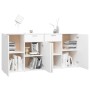 Engineered wood black sideboard 160x36x75 cm by vidaXL, Sideboards - Ref: Foro24-3074927, Price: 177,49 €, Discount: %
