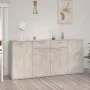 Aparador de madera de ingeniería gris 160x36x75 cm de vidaXL, Aparadores - Ref: Foro24-3074931, Precio: 179,44 €, Descuento: %