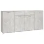 Aparador de madera de ingeniería gris 160x36x75 cm de vidaXL, Aparadores - Ref: Foro24-3074931, Precio: 179,44 €, Descuento: %