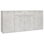 Engineered wood sideboard in gray 160x36x75 cm by vidaXL, Sideboards - Ref: Foro24-3074931, Price: 179,44 €, Discount: %