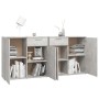 Engineered wood sideboard in gray 160x36x75 cm by vidaXL, Sideboards - Ref: Foro24-3074931, Price: 179,44 €, Discount: %