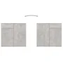 Aparador de madera de ingeniería gris 160x36x75 cm de vidaXL, Aparadores - Ref: Foro24-3074931, Precio: 179,44 €, Descuento: %