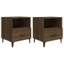 Nachttisch 2 Stück Sperrholz Eichenbraun Farbe von vidaXL, Nachttische - Ref: Foro24-817308, Preis: 72,76 €, Rabatt: %