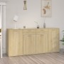 Sideboard aus Sonoma-Eichenholzwerkstoff, 160 x 36 x 75 cm von vidaXL, Sideboards - Ref: Foro24-3074930, Preis: 153,83 €, Rab...