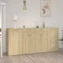 Sideboard aus Sonoma-Eichenholzwerkstoff, 160 x 36 x 75 cm von vidaXL, Sideboards - Ref: Foro24-3074930, Preis: 151,59 €, Rab...