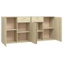 Sideboard aus Sonoma-Eichenholzwerkstoff, 160 x 36 x 75 cm von vidaXL, Sideboards - Ref: Foro24-3074930, Preis: 153,83 €, Rab...