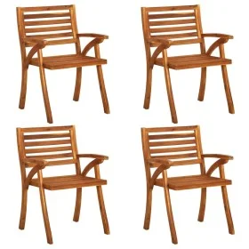 Gartenstühle, 4 Stück Massivholz aus Akazie von vidaXL, Gartenstühle - Ref: Foro24-3075171, Preis: 384,30 €, Rabatt: %